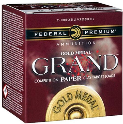 Federal Gold Medal Grand Paper 12 GA  2-3/4  1-1/8oz #8 25rd box