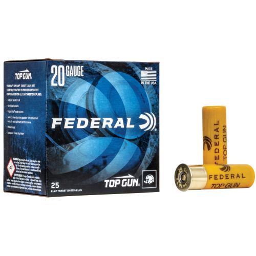 Federal Top Gun 20 Gauge 2.75 7/8 oz 9 Shot 25 Bx/ 10 Cs