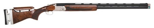 Mossberg & Sons Gold Reserve 12 GA 30 2rd 3 Polished Silver w/ Scroll & Inlay Engraved Rec Satin Black Walnut Fixed