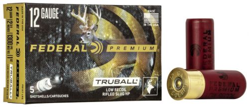 Federal Premium Vital-Shok TruBall Low Recoil Lead Rifled Slug 12ga 2-3/4   5rd box