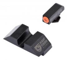 Night Fision Perfect Dot for Glock Square Green/Orange Tritium Handgun Sights - GLK001014OGZ
