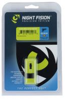Night Fision Night Sight Set Square Front/U-Notch Rear fits For Glock 42, 43 Green w/Orange Outline Front Black - GLK003014OGZ