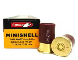 Aguila Minishell  12 Gauge Ammo 1-3/4" 5/8oz  #7.5 shot  20 Round Box - 1C128968