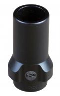 SilencerCo 3-Lug Muzzle Device 9mm Luger 1/2x36" Threads Black Steel - AC2607