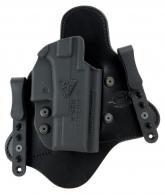 Comp-Tac MTAC Black Kydex Holster w/Leather Backing IWB fits For Glock 19, 22, 31 Gen1-5 Right Hand - C225GL052RBSN