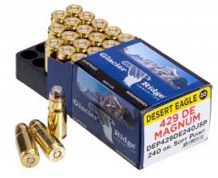 Magnum Research  Desert Eagle 429 DE Magnum 240 GR Jacketed Soft Point 20rd box - DEP429DE240J