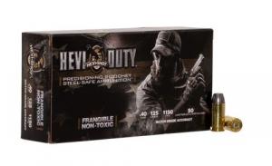 Hevishot Hevi-Duty 40 S&W 125 GR Lead Free Frangible 50 Bx/ 10 Cs - 99040