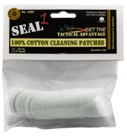 Seal 1 Cleaning Patches 22-270 Cal Cotton 1.25" 100 Per Pack - 1009