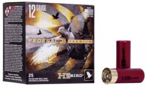 Federal Premium Upland Hi-Bird 12 Gauge 2.75" 1 1/4 oz 6 Shot 25 Bx/ 10 Cs - HVF12H6