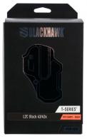 Blackhawk T-Series L2C Black Matte Polymer OWB Fits Glock 43 Right Hand - 410776BKR