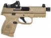 FN 509 Compact Tactical Flat Dark Earth Viper Red Dot 9mm Pistol - 66100797