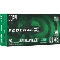 Federal American Eagle 38 Special 100 gr 50 Bx/ 10 Cs - AE38LF1