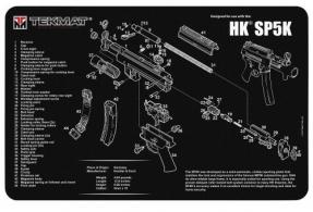 TekMat Original Cleaning Mat HK SP5K Parts Diagram 11" x 17" - TEKR17HKSP5K
