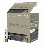 Migra Ammunitions M12ST25 Combinational 12 Gauge 3" 1 1/4 oz 2, 5 Shot 25 Per Box/10 Cs - 1072