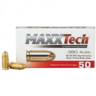 MAXXTech Pistol Ammo 380 ACP 95 gr. FMJ 50 rd - 624