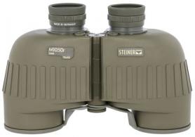 Steiner M1050 Laser Protection Filter 10x50mm SUMR Military Ranging Reticle Floating Prism Green Rubber Armor - 2663