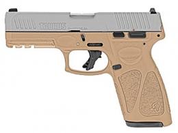 Taurus G3 9mm Luger 4" 15+1 Tan Matte Stainless Steel Slide Tan Polymer Grip - 1G3B949T15