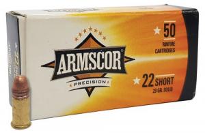 Armscor Rimfire 1 Brick .22 Short 29 gr Soft Point (SP) copper plated 500 Bx/ 10 Cs - 50415