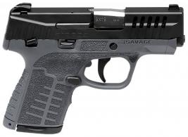 Savage Stance MC9MS Pistol 9mm 3.2 in. Grey NS 7+1/10+1 rd. - 67044