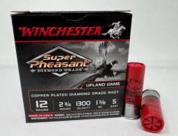 Main product image for Winchester Super Pheasant Diamond Grade 12 GA 2.75" 1 3/8 oz #5 Shot 25ct Box