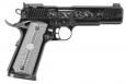 Girsan MC1911 Match Lux 45 ACP 5" 8+1 Overall Black Chrome Engraved Stainless Steel Frame & Slide - 390098
