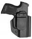 Mission First Tactical Appendix Holster Black Ambidextrous IWB/OWB for Sig P365 - HSIG365AIWBA-BL