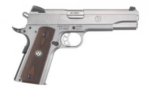 Ruger .45acp Stainless, Decocker, w Rail - 6648