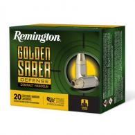 Remington Ammunition Golden Saber Defense .45 ACP +P 185 gr Brass Jacket Hollow Point (BJHP) 20 Bx/ 25 Cs - 27611