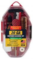 Shooters Choice Cleaning Kit 20 Gauge Firearm Type Shotgun Bronze/Nylon Bristle - SRS20