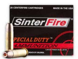 Sinterfire Special Duty Pistol Ammo 38 Spcl. 110 gr. HP 20 rd. - SF38110SD