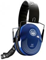 Beretta USA Safety Pro Muff 25 dB Blue Ear Cups with Black Headband & White Accents - CF1000000205SS