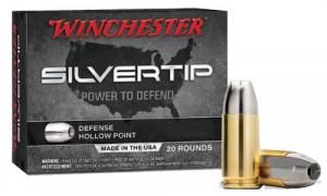 Winchester Ammo Silvertip 45 Colt (LC) 225 gr Jacketed Hollow Point (JHP) 20 Bx/ 10 Cs - W45CST