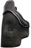 Hunter Company 4700 Universal IWB Black Leather Belt Clip Fits Sm/Med Frame - 179