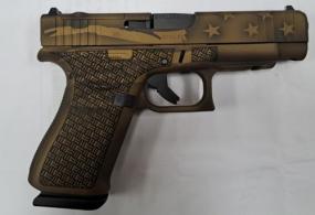 G48 9mm Luger 10+1 4.17" Steel Barrel Serrated w/MOS Cuts Slide For Glock - PA4850204FRMOSBBBWFBWL