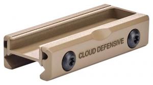 Cloud Defensive LCSMK1AFDE LCS Inline Mount Flat Dark Earth Anodized Aluminum Compatible w/ Surefire ST07 Tape Switch - 1010