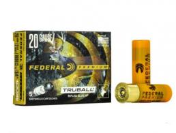 Main product image for Federal Premium Vital-Shok TruBall Lead Rifled Slug 20 Gauge Ammo 2-3/4"  5 Round Box