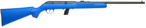 Savage Arms 64 F 22 LR 10+1 21", Blued Barrel/Rec (Drilled & Tapped), Blue Synthetic Stock, Open Sights - 40217