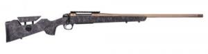 CVA Cascade LR Hunter Rifle, .308 Winchester, 22" 5/8x24 Threaded Barrel, Black with Smoke Bronze Web, 4 Rounds - CR3953F