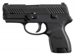 Sig Sauer P320 Subcompact Double Action 40 Smith & Wesson (S&W) 3.6" 10+1 Polymer Grip Black - 320SC40BSS