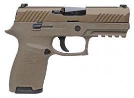 Sig Sauer P320 Compact Double 45 Automatic Colt Pistol (ACP) 3.9" 9+1 Polymer Grip FDE - 320C45FDE