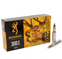 Browning Ammunition BXR 308 Winchester 155gr  Matrix Tip 20 Bx/ 10 Cs - B192103081