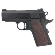 Colt Defender .45 ACP BLK/WD 3" 7+1 Matte Black Cerakote