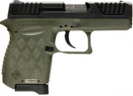 Diamondback Firearms DB9 Double Action 9mm 3 6+1 OD Green Polymer Grip/Frame Grip Black - DB9ODG