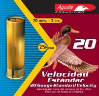 Aguila 1CHB2014 Field Standard Velocity 20 Gauge 2.75" 7/8 oz 4 Shot 25 Bx/ 10 - 1CHB2014