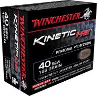Winchester Ammo Kinetic High Energy 40 Smith & Wesson 155 GR Jacketed H - HE40JHP