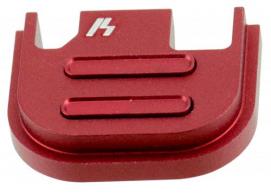 Strike Industries Slide Cover Plate Fits All For Glock Models Except 42/43 V2 Button Aluminum Red SI-GSP-V2-RED - GSPV2RED