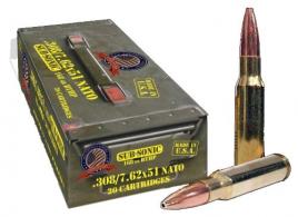 Founding Fathers SubSonic 308/7.62x51 165gr 20rd BTSP - 308SS20