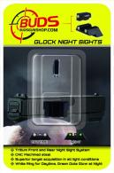 Buds Gun Shop tritium Night Sights for All Full Size Glocks FREE SHIPPING - BGSDRGL