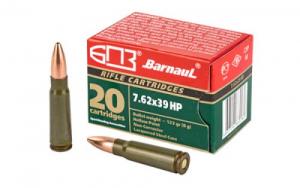 Barnaul 7.62x39mm 123gr Hollow Point 20rd box - BRN762X39HP123