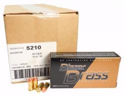 CCI Blazer Brass 40S&W 165gr FMJ 1000rd case - 5210case